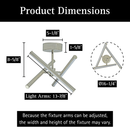 ULTRALUX® 16" Free Form LED Ceiling Light