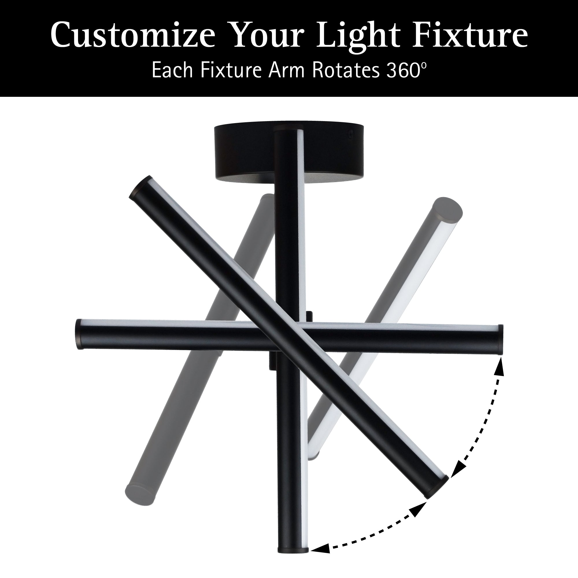 ULTRALUX® 16" Free Form LED Ceiling Light