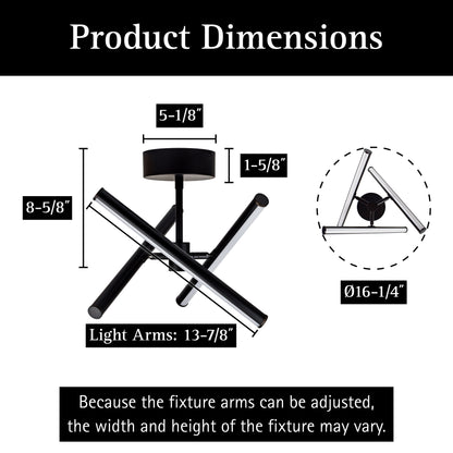 ULTRALUX® 16" Free Form LED Ceiling Light