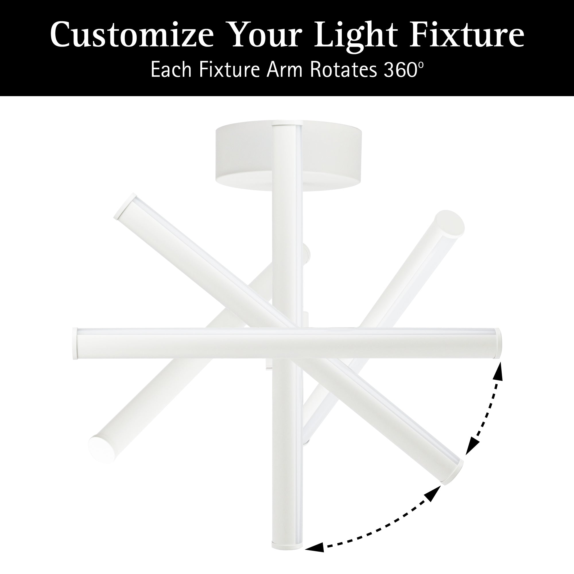 ULTRALUX® 16" Free Form LED Ceiling Light