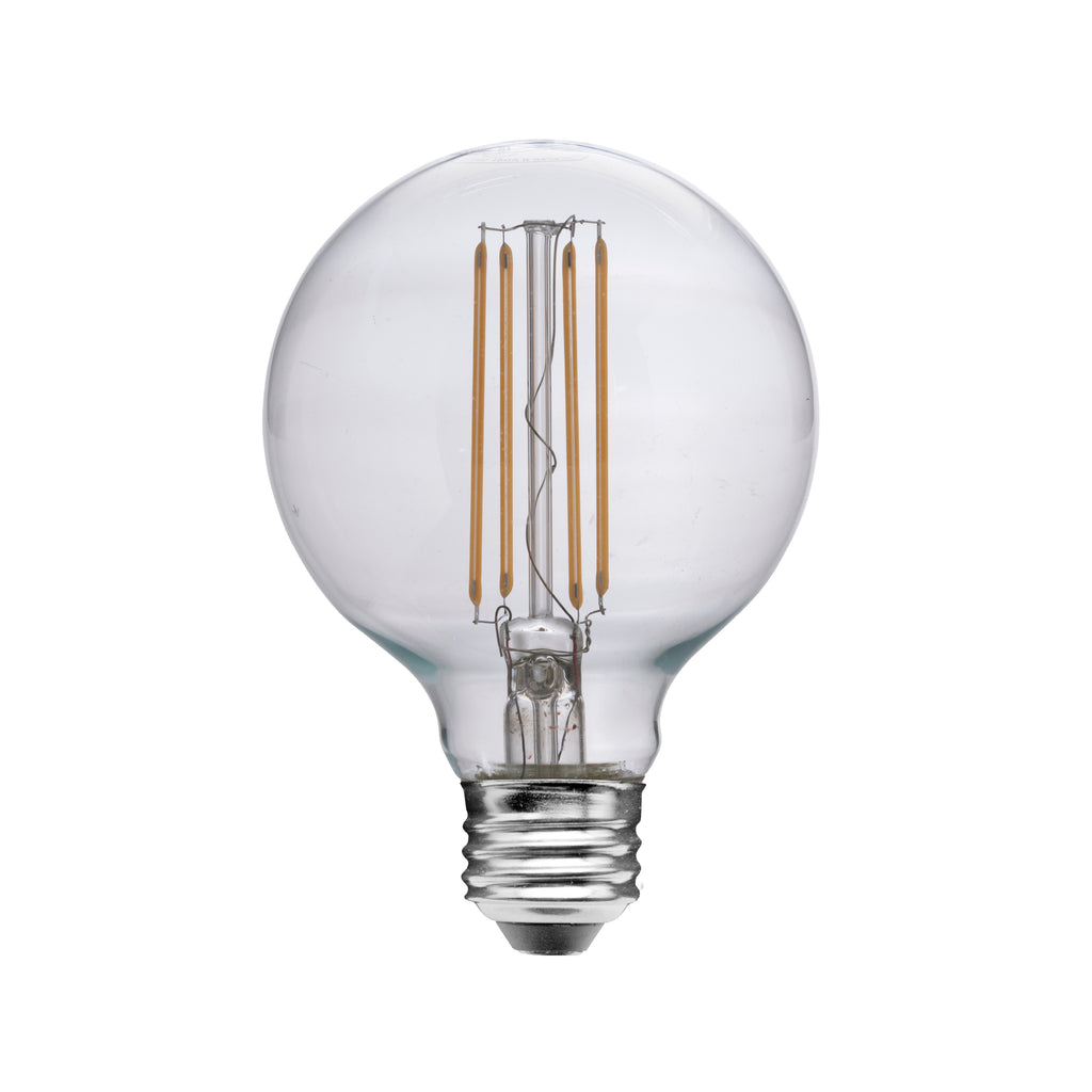 ULTRALUX® LED G25 Clear Glass Dimmable Light Bulb 5W (40W Equivalent)