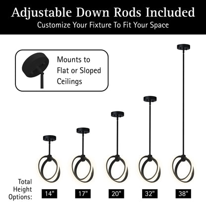ULTRALUX® Jaiya Orb LED Pendant