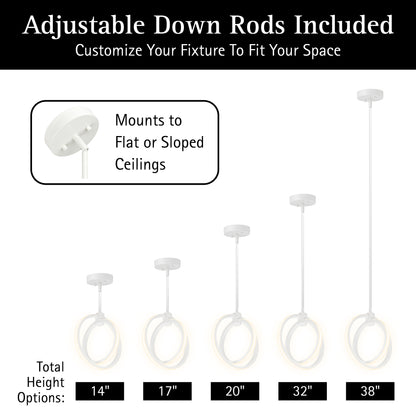 ULTRALUX® Jaiya Orb LED Pendant