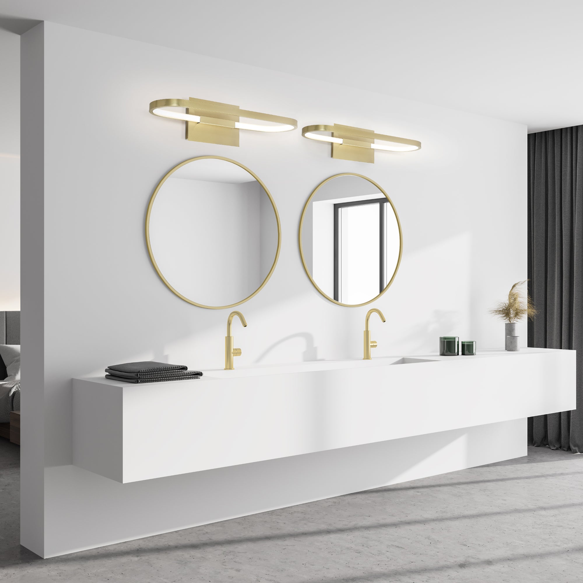 ULTRALUX® 20" Modern Edgelit LED Vanity Light