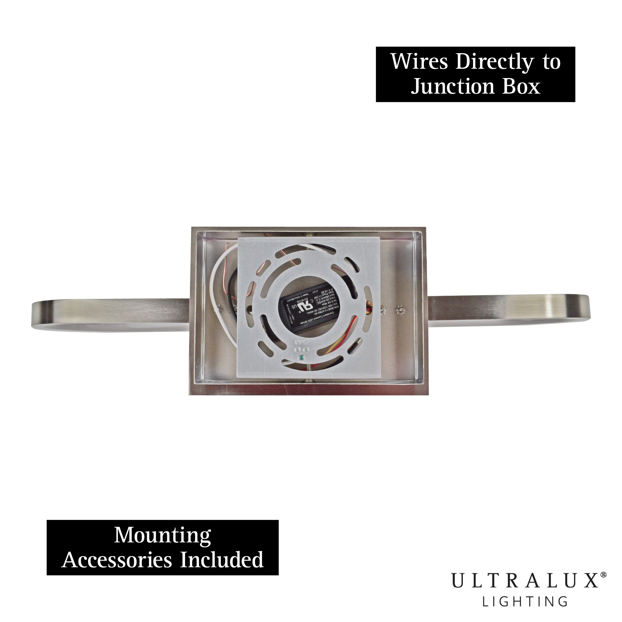 ULTRALUX® 20" Modern Edgelit LED Vanity Light