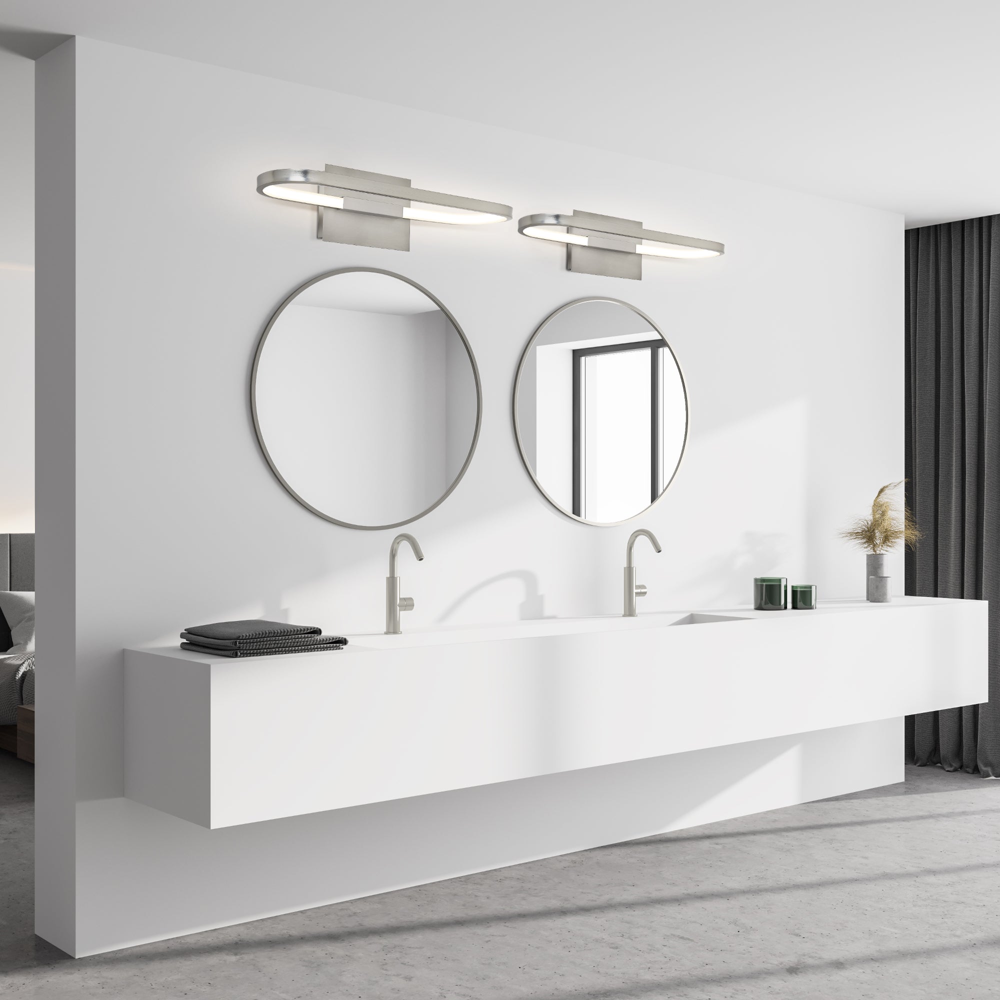 ULTRALUX® 20" Modern Edgelit LED Vanity Light