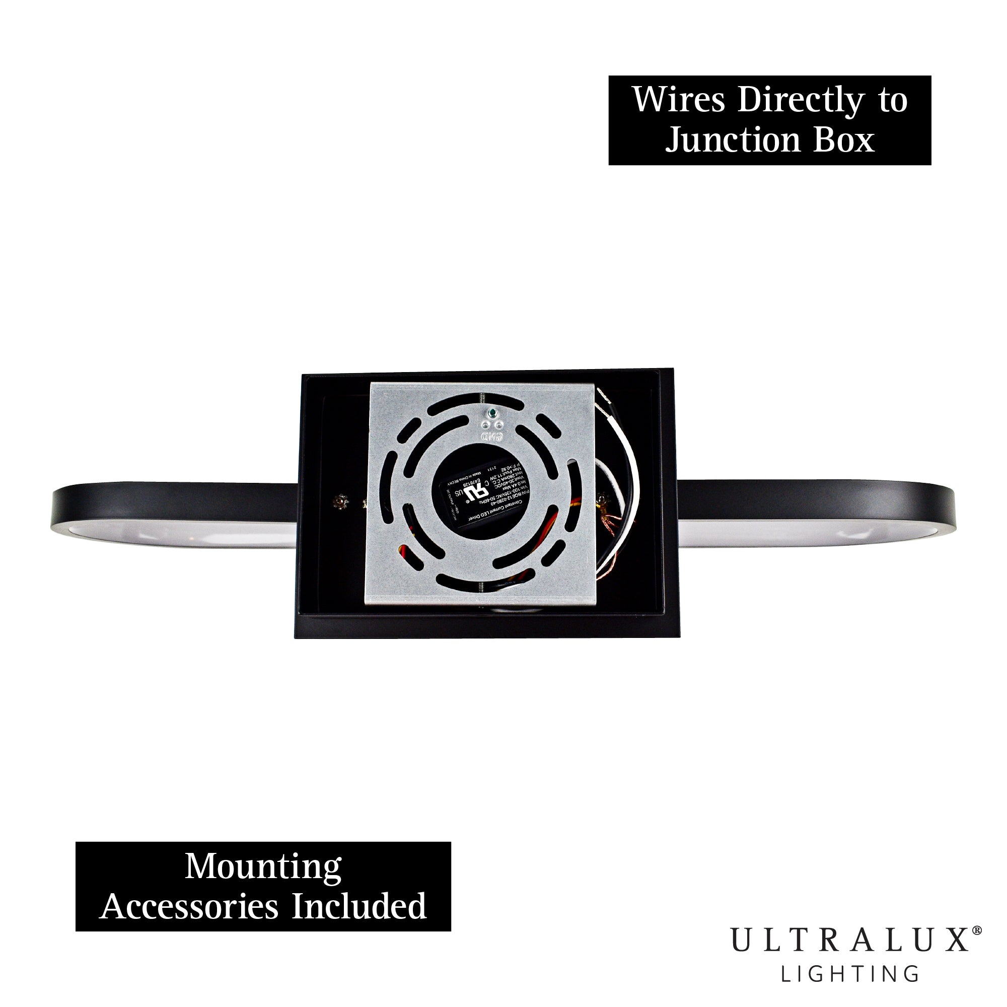 ULTRALUX® 20" Modern Edgelit LED Vanity Light
