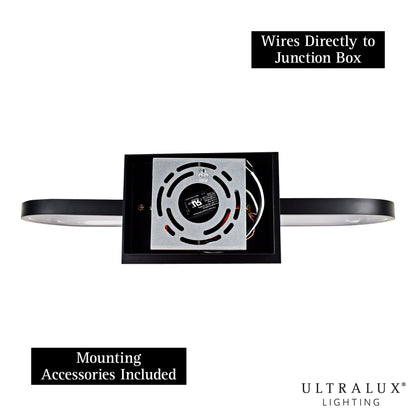 ULTRALUX® 20" Modern Edgelit LED Vanity Light