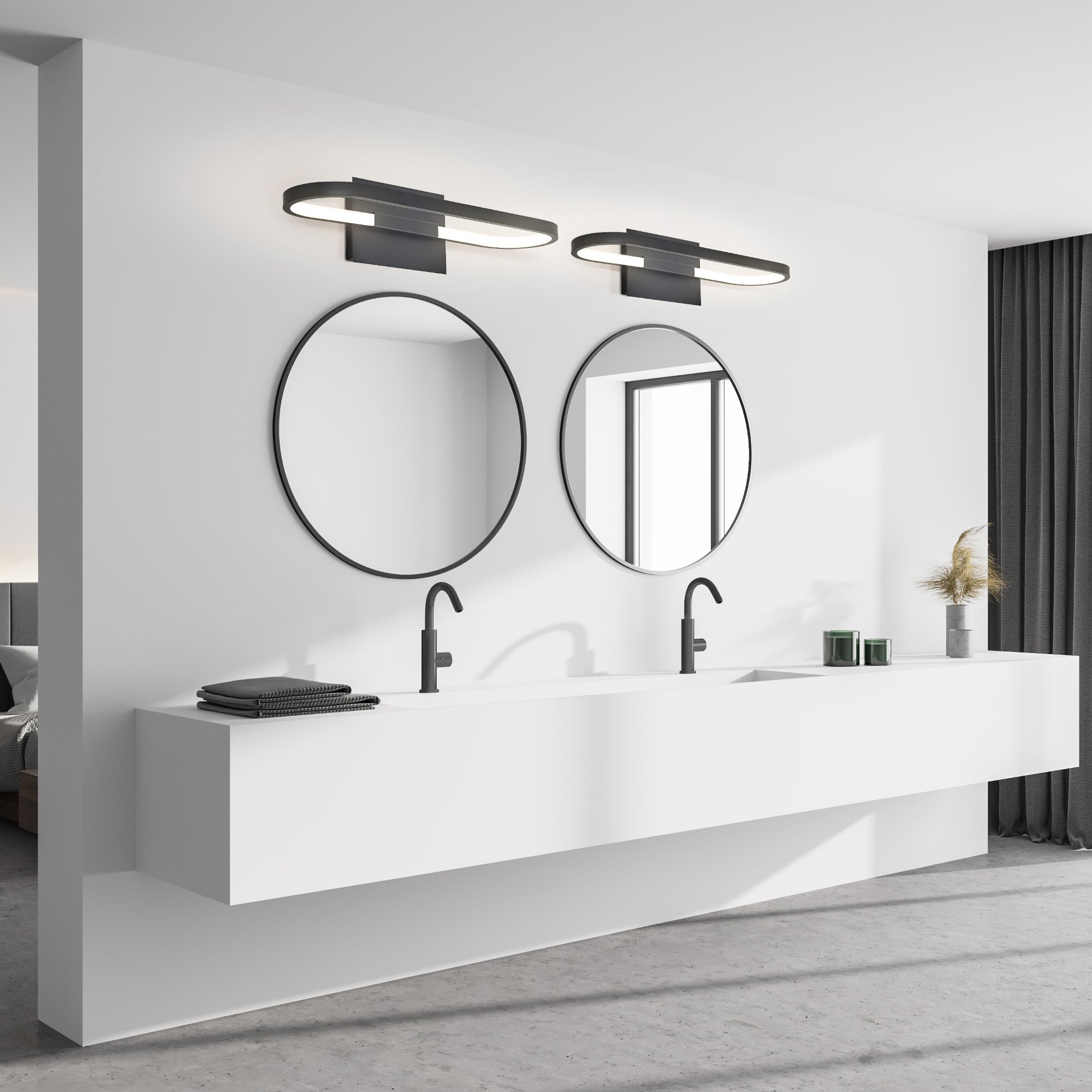 ULTRALUX® 20" Modern Edgelit LED Vanity Light
