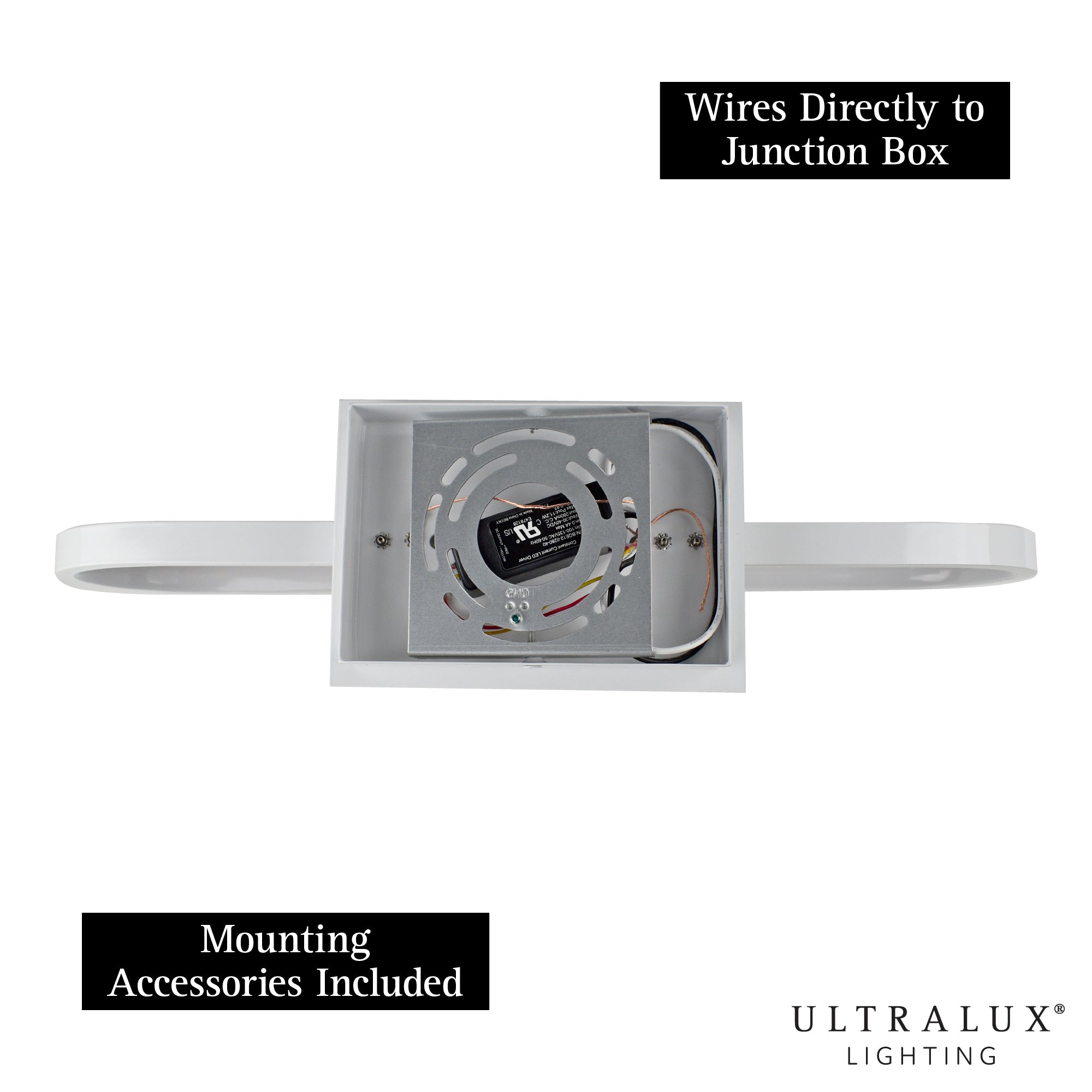 ULTRALUX® 20" Modern Edgelit LED Vanity Light