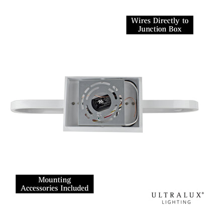 ULTRALUX® 20" Modern Edgelit LED Vanity Light