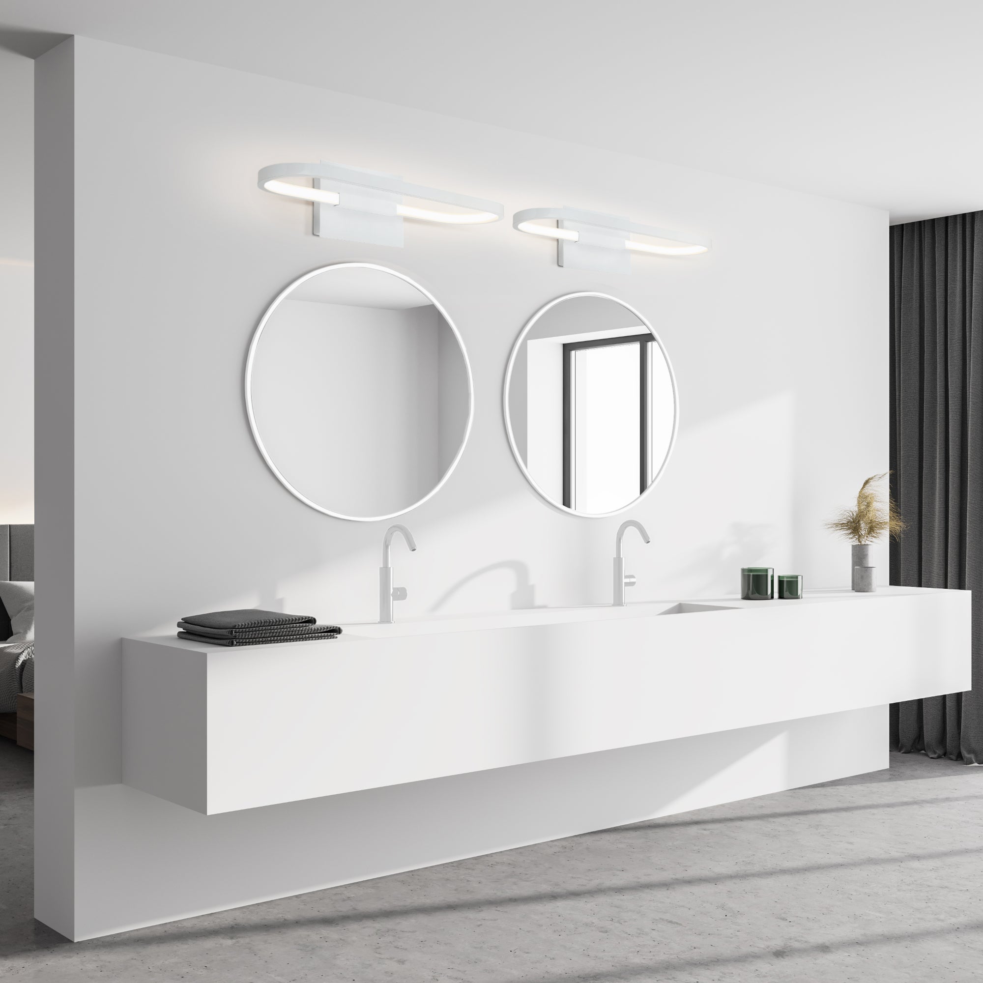 ULTRALUX® 20" Modern Edgelit LED Vanity Light