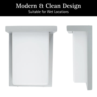 ULTRALUX® 8" Modern LED Outdoor Wall Sconce