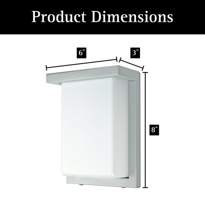 ULTRALUX® 8" Modern LED Outdoor Wall Sconce