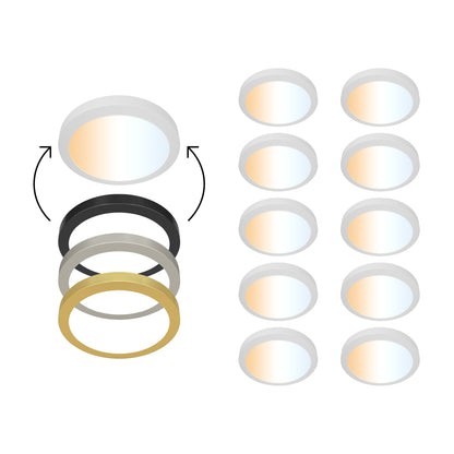 ULTRALUX® 5" Edgelit Round Panel with Magnetic Trims