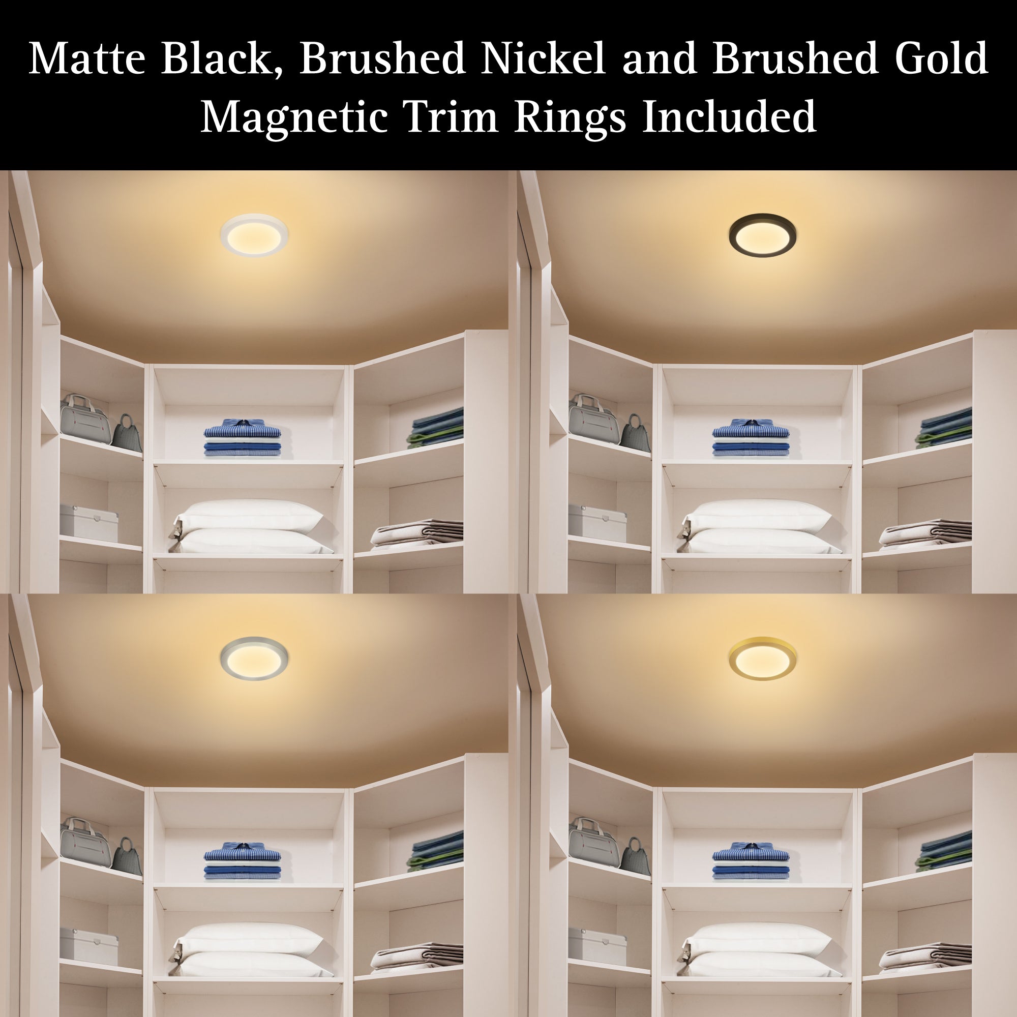 ULTRALUX® 7" Edgelit Round Panel with Magnetic Trims
