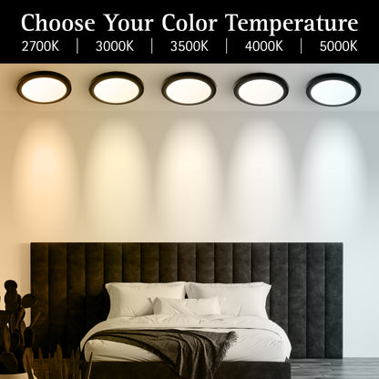 ULTRALUX® 12" Edgelit Round Panel with Magnetic Trims