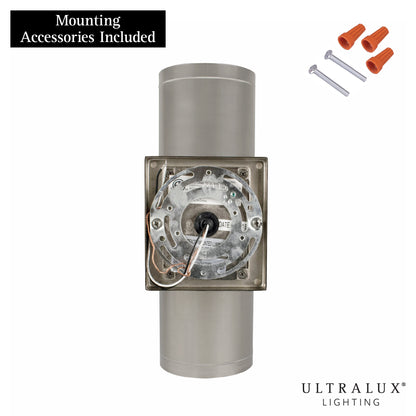 ULTRALUX® 12" Modern LED Up and Down Wall Light
