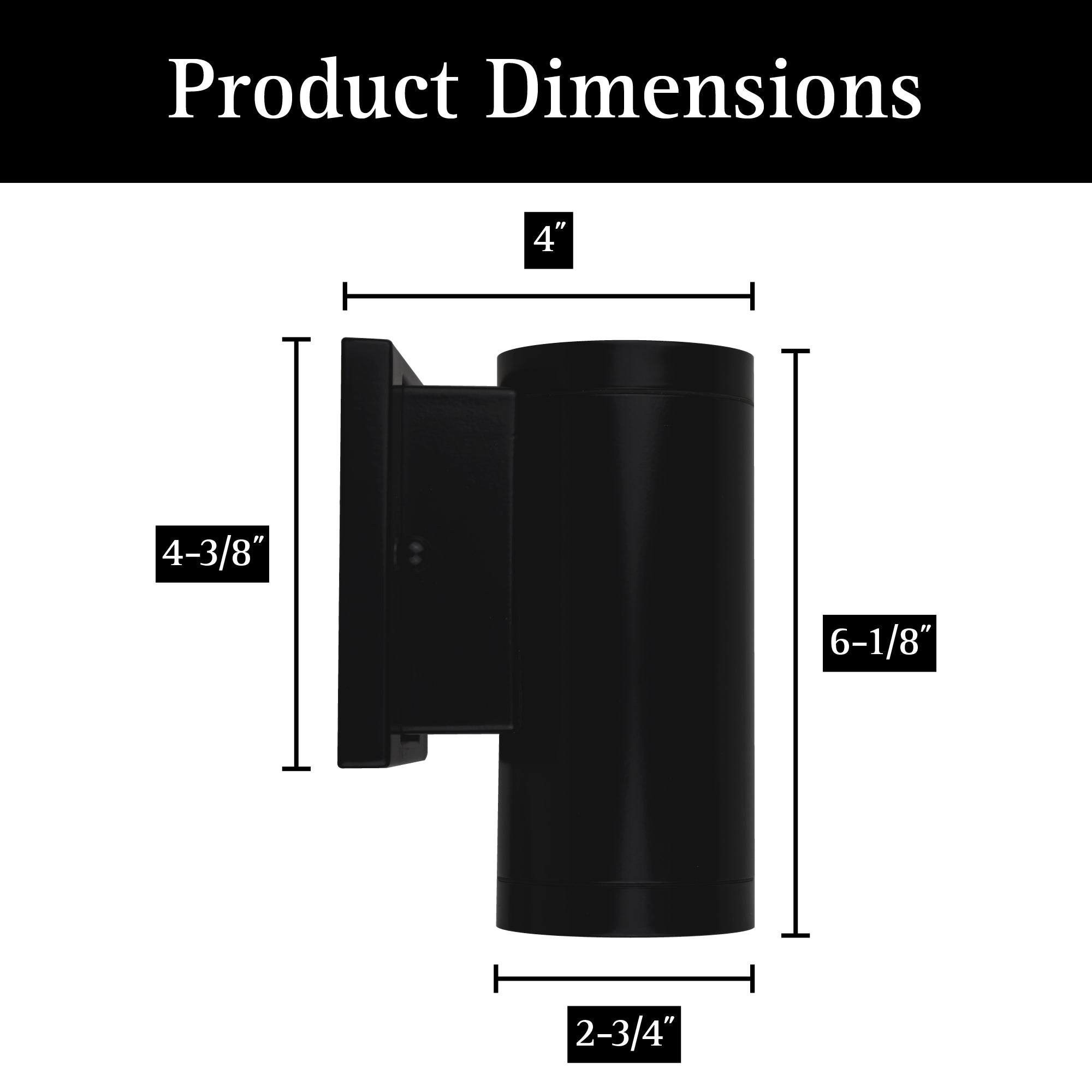 ULTRALUX® 6" Modern Up or Down LED Wall Light