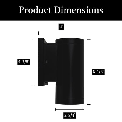 ULTRALUX® 6" Modern Up or Down LED Wall Light