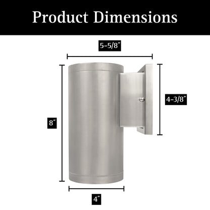 ULTRALUX® 8" Modern Up or Down LED Wall Light