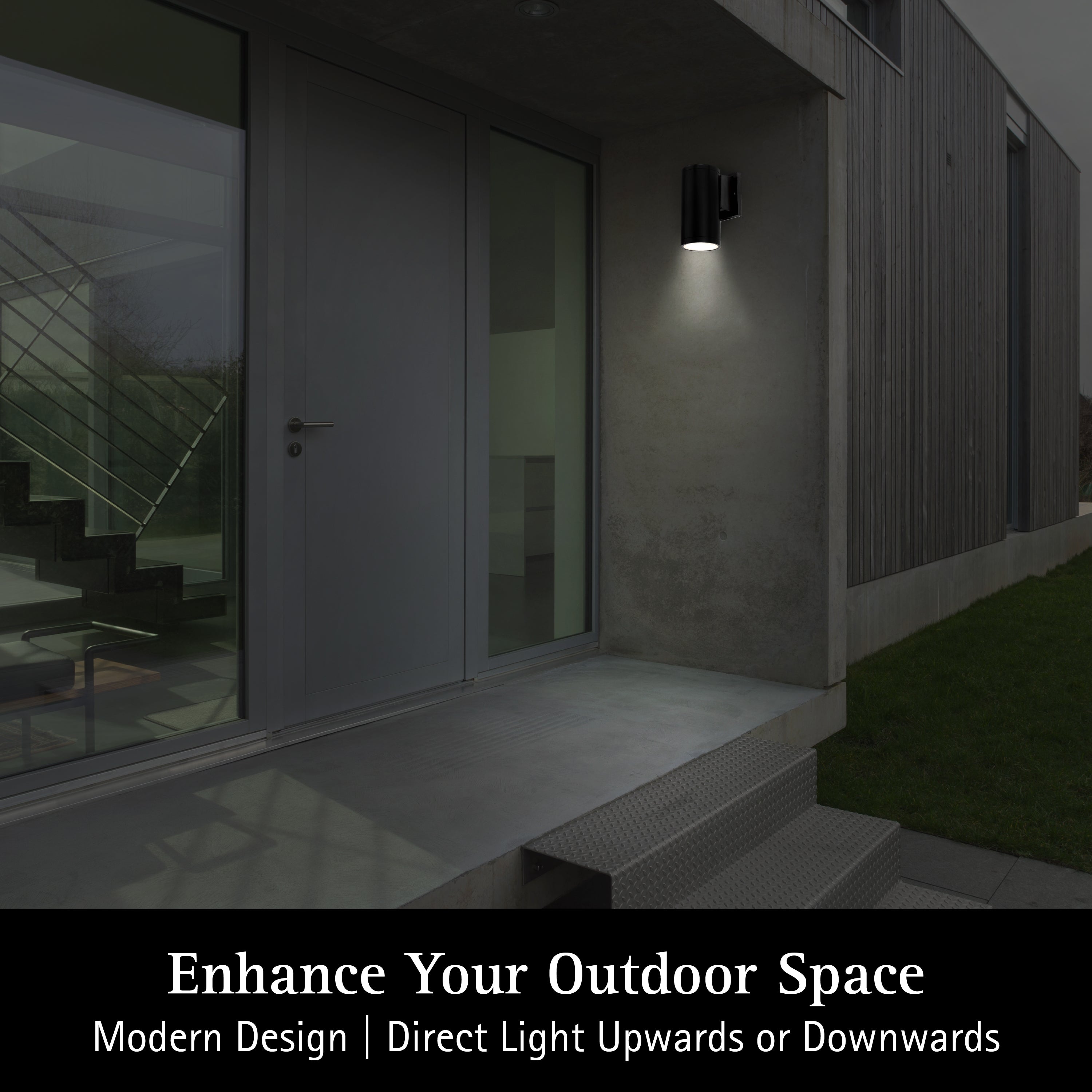 ULTRALUX® 8" Modern Up or Down LED Wall Light (2024 Refresh)