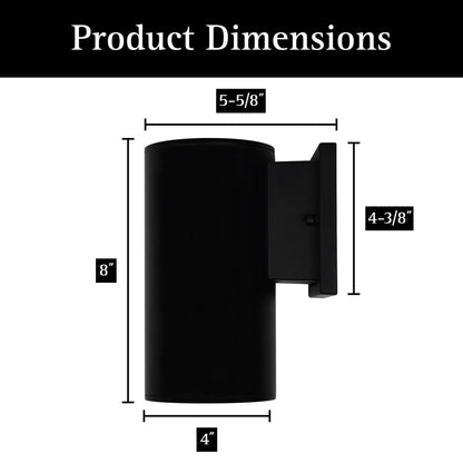 ULTRALUX® 8" Modern Up or Down LED Wall Light (2024 Refresh)