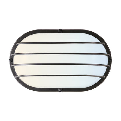 ULTRALUX® 11" Utility LED Outdoor Oval Bulkhead Light - CCT Switchable (3000K/4000K/5000K)