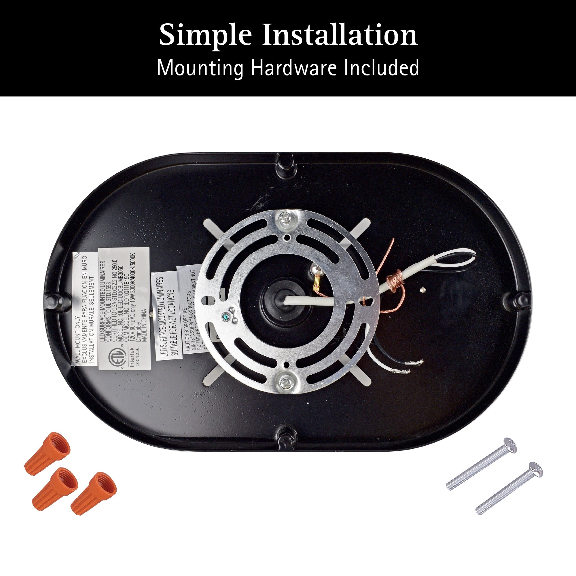 ULTRALUX® 11" Utility LED Outdoor Oval Bulkhead Light - CCT Switchable (3000K/4000K/5000K)