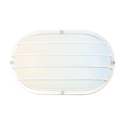 ULTRALUX® 11" Utility LED Outdoor Oval Bulkhead Light - CCT Switchable (3000K/4000K/5000K)
