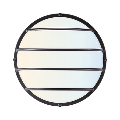 ULTRALUX® 9" Utility LED Outdoor Round Bulkhead Light - CCT Switchable (3000K/4000K/5000K)
