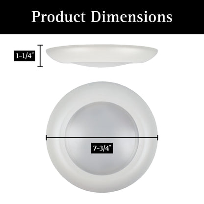 ULTRALUX® 8" Utility LED Slim Flush Mount