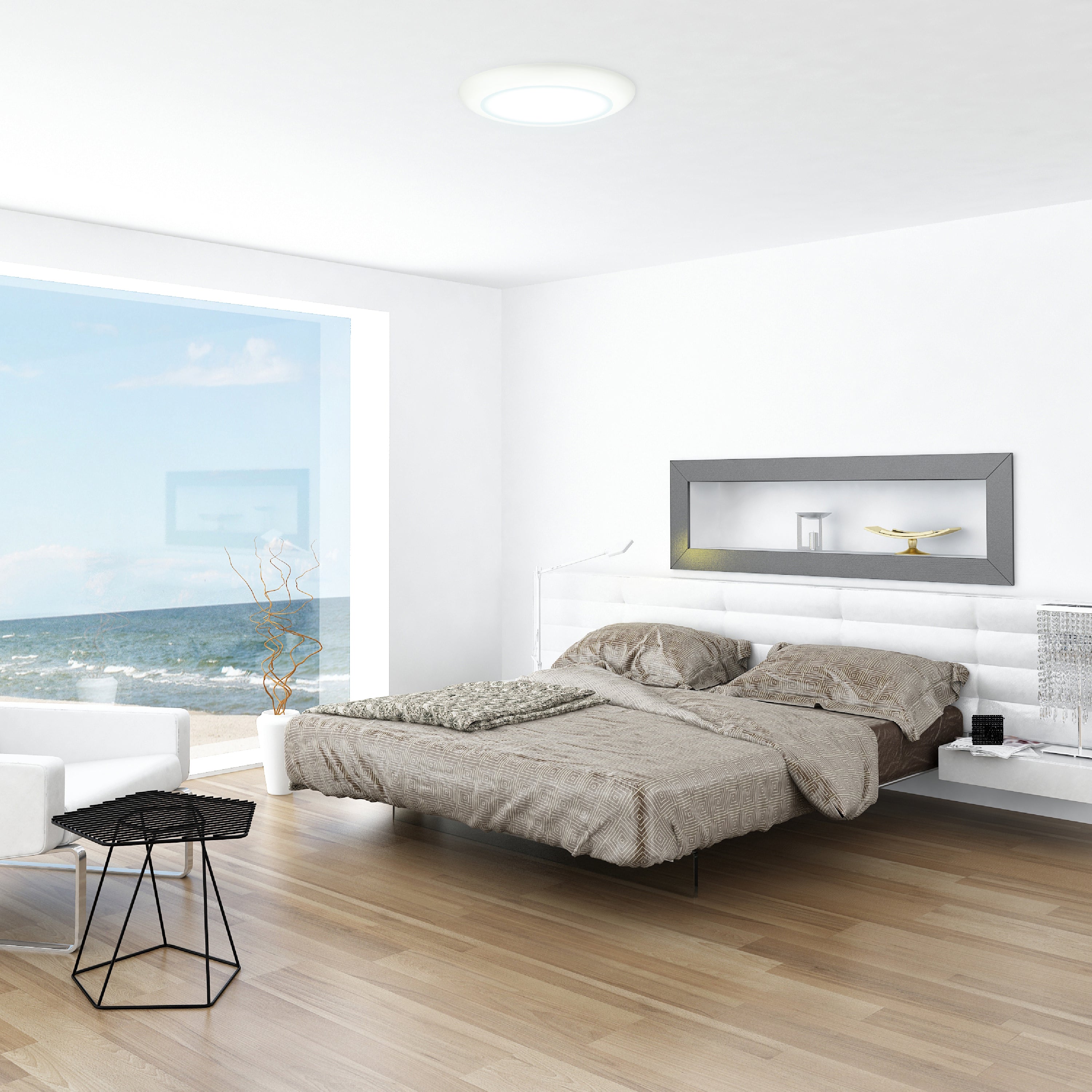 ULTRALUX® 12" Utility LED Slim Flush Mount