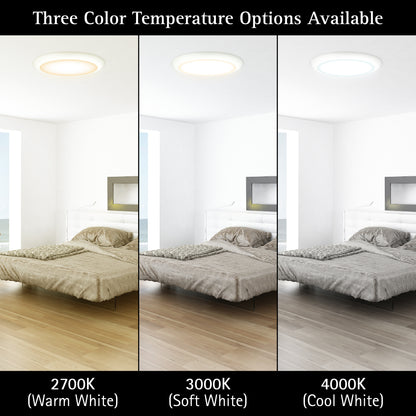 ULTRALUX® 16" Utility LED Slim Flush Mount
