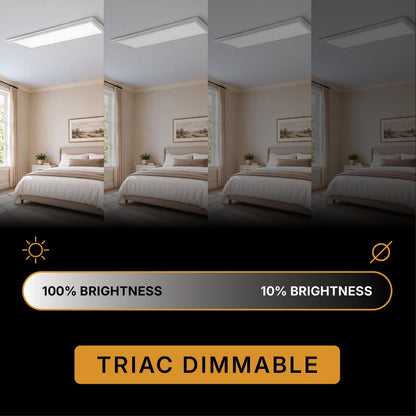 ULTRALUX® 1x4 Deco Frame Surface Mount LED Light Panel