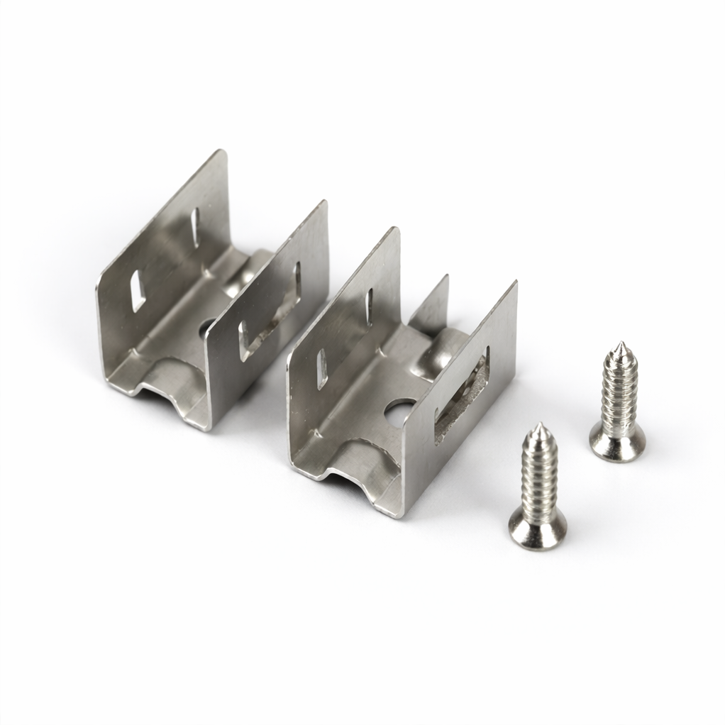 CLEANLIFE® Smart Faux LED Neon Stainless Steel Reverse Bracket x2