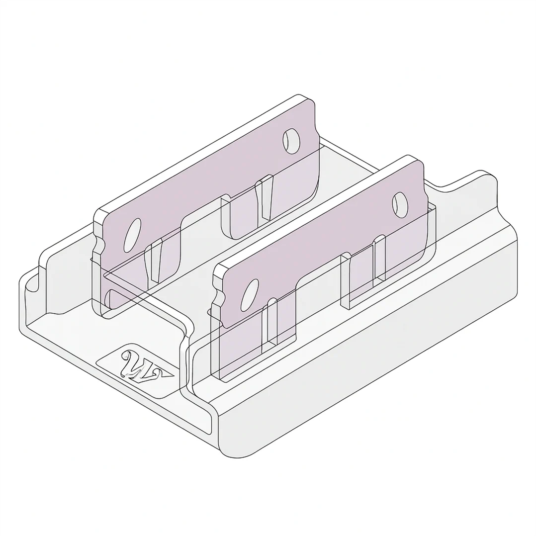 CLEANLIFE® Smart PCB-PCB Tunable White IP-20 COB Light Strip Connector