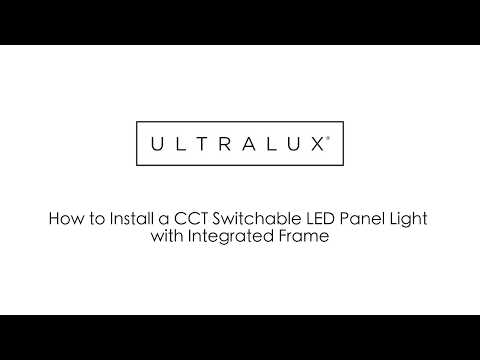 ULTRALUX® 1x4 Deco Frame Surface Mount LED Light Panel