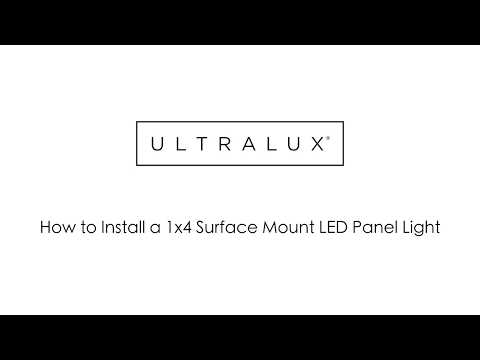 ULTRALUX® 1x4 Ultra Slim Surface Mount LED Light Panel
