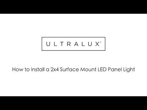 ULTRALUX®2x4 Ultra Slim Surface Mount LED Light Panel