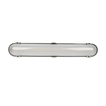 led light fixture on white background