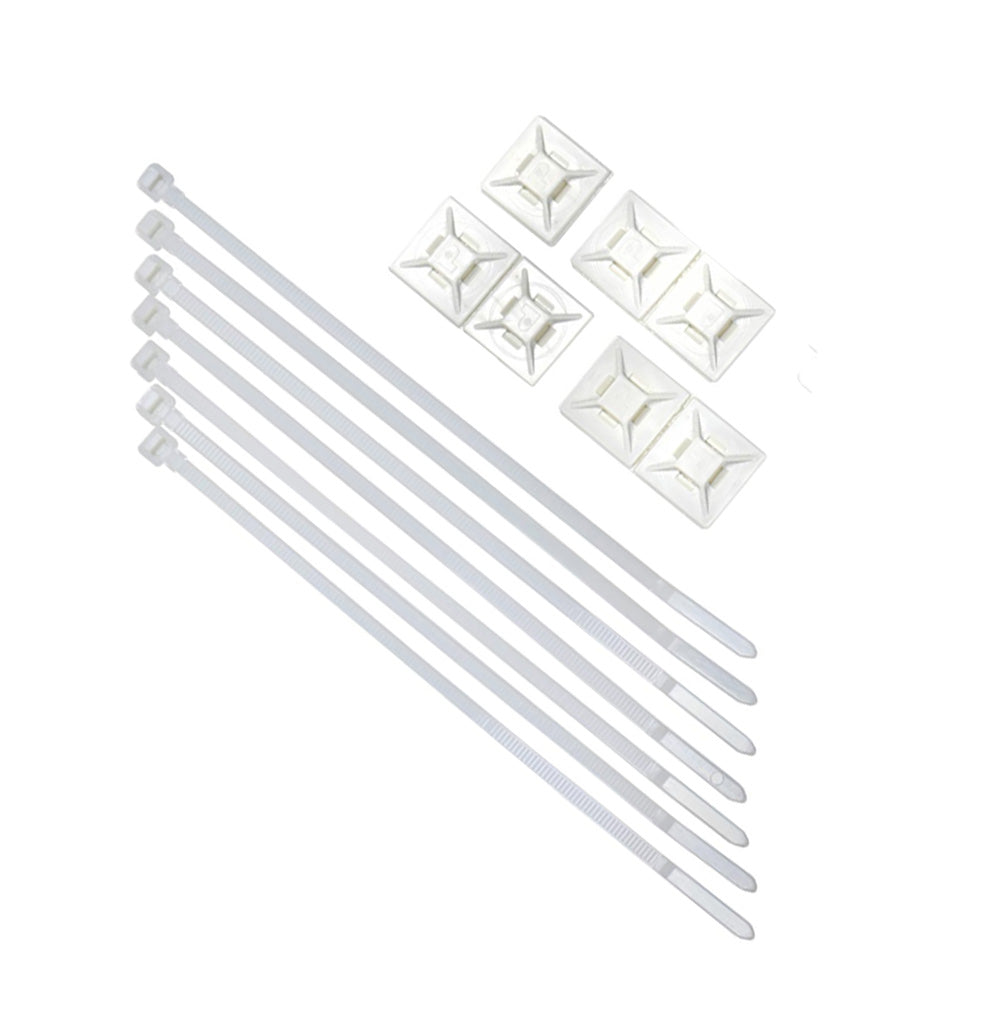 zip ties and anchors for LED strip lights