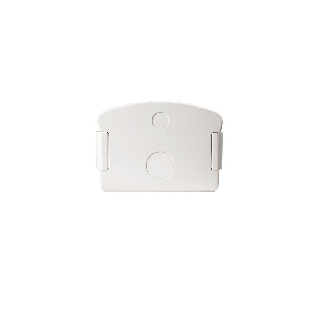 end view of led Vapor Tight fixture on white background