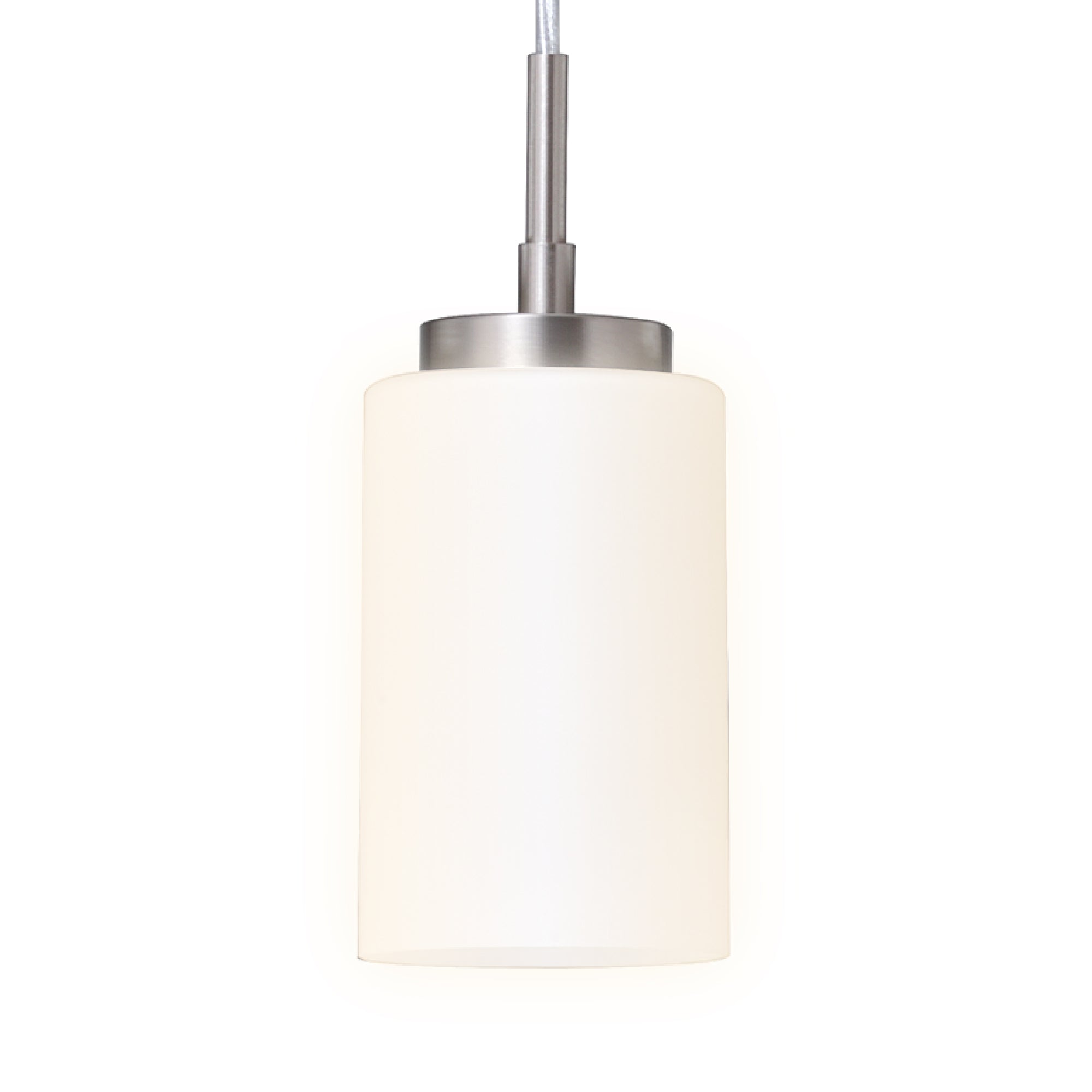 brushed nickel pendant light led