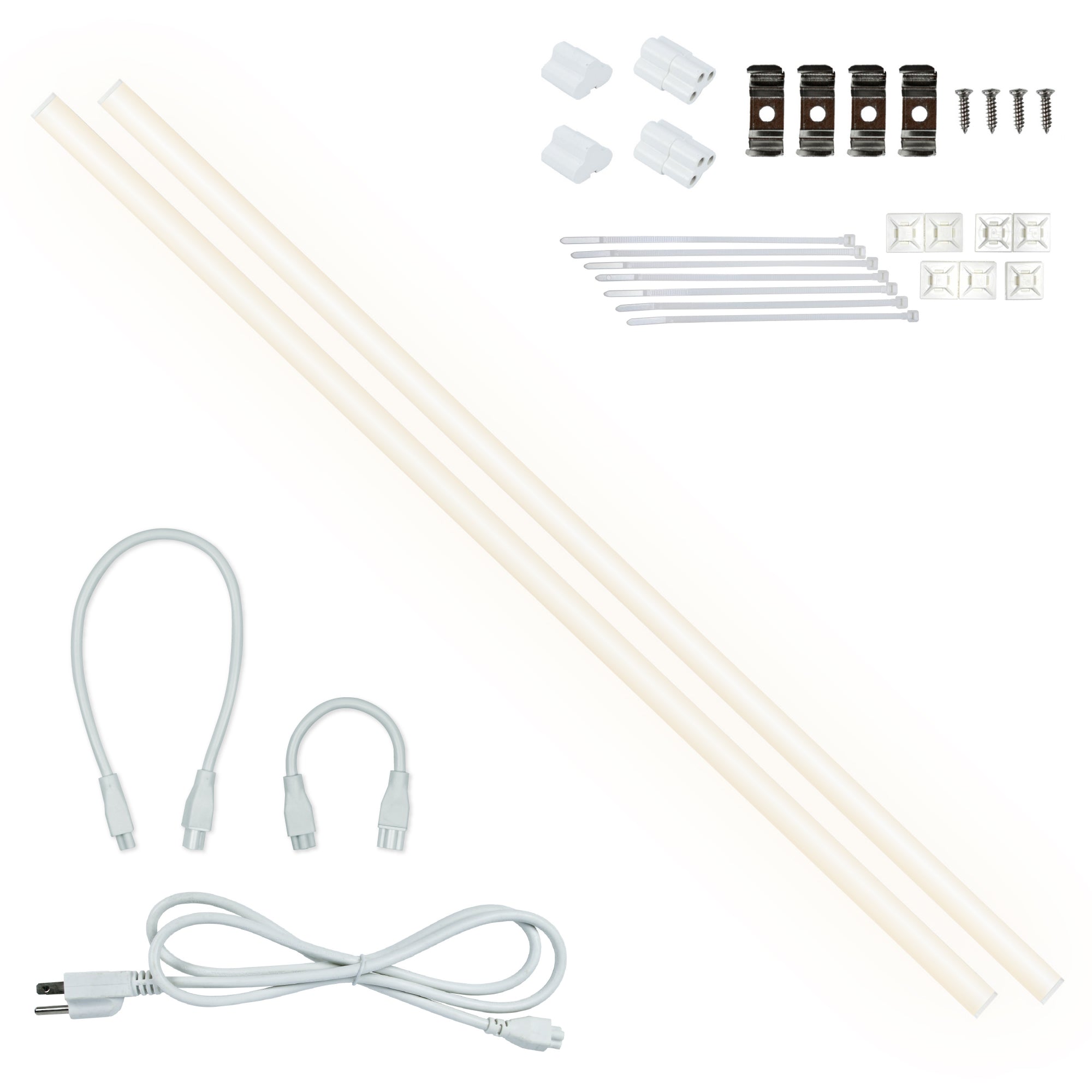 CLEANLIFE® AC-Powered LED Light Bar Kit - Linkable and Dimmable (2-Pack)