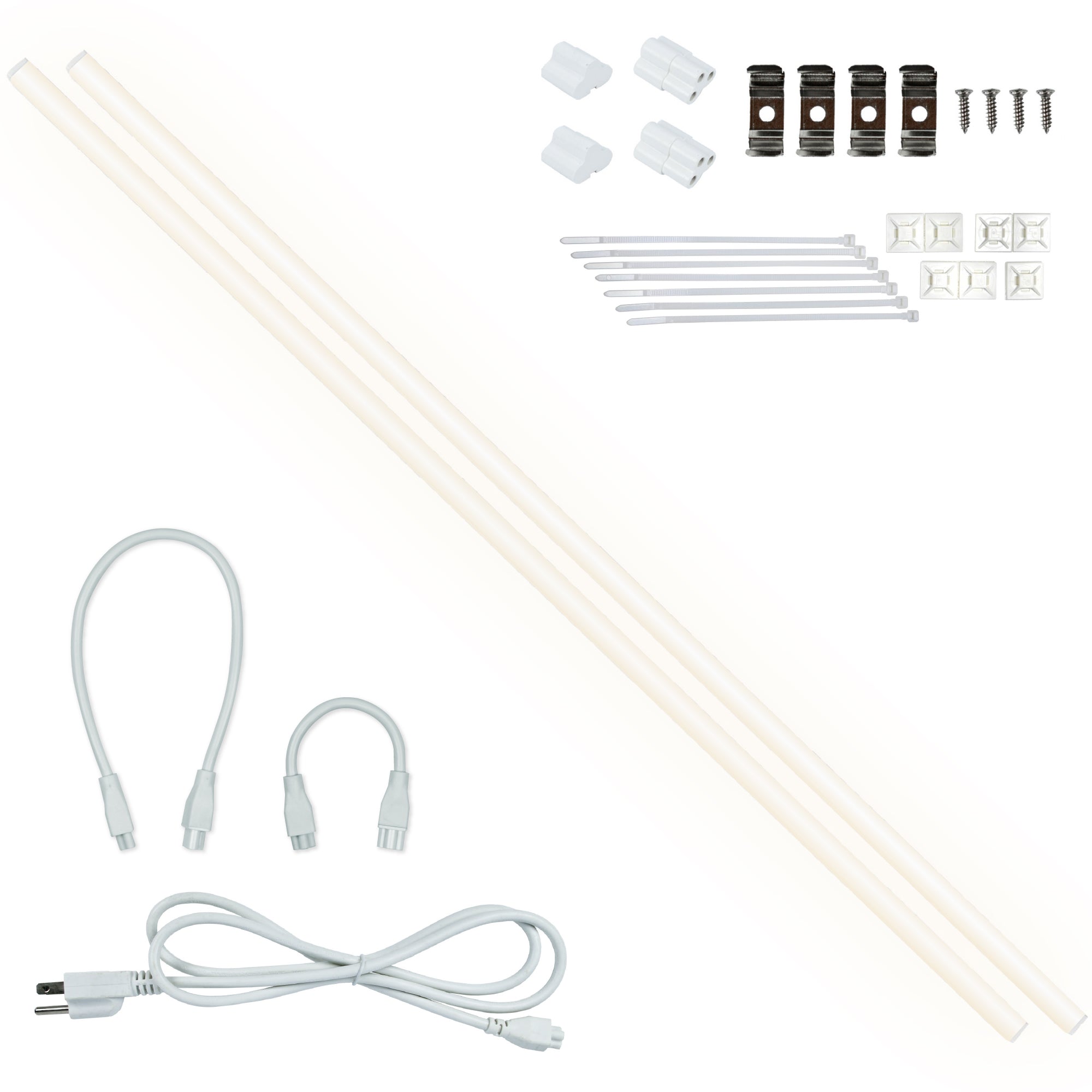 CLEANLIFE® AC-Powered LED Light Bar Kit - Linkable and Dimmable (2-Pack)