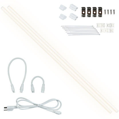CLEANLIFE® AC-Powered LED Light Bar Kit - Linkable and Dimmable (2-Pack)