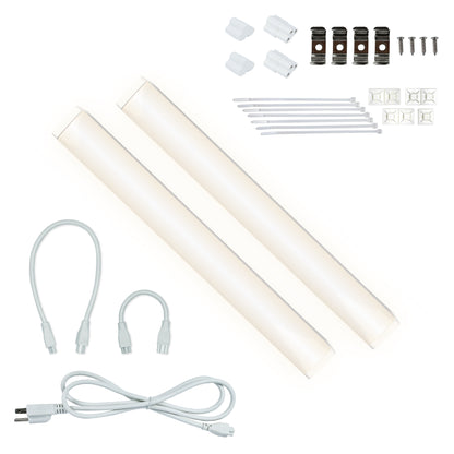 CLEANLIFE® AC-Powered LED Light Bar Kit - Linkable and Dimmable (2-Pack)