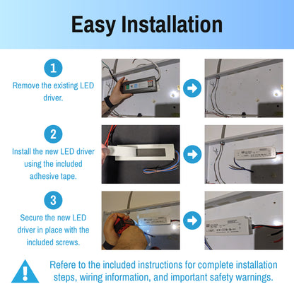 Majestic Mirror 60W LED Driver Retrofit Kit for CL-CLP-60-24