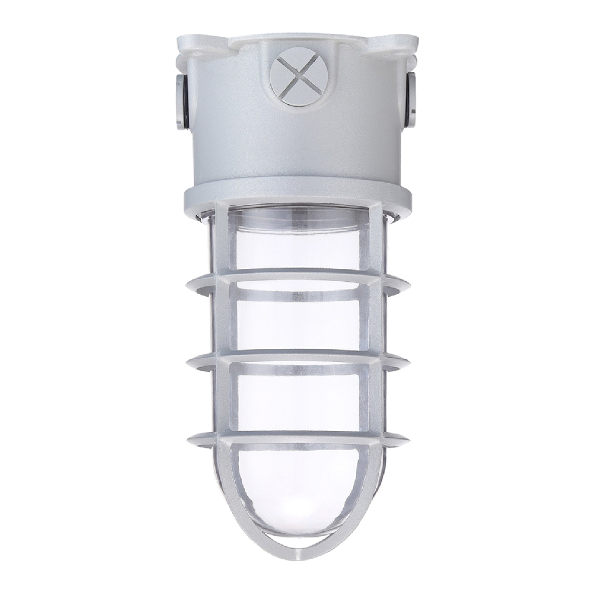 jelly jar light fixture on white background
